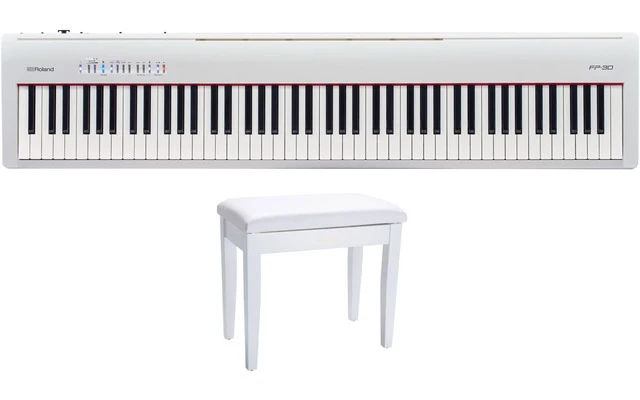 Roland FP-30X Blanco + Roland RPB-100WH