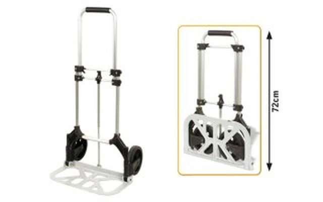 Carretilla de mano de aluminio con pala abatible - Capacidad 70Kg