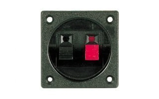 Conjunto de 2 bornes para altavoz- cuadrado 55 x 55mm
