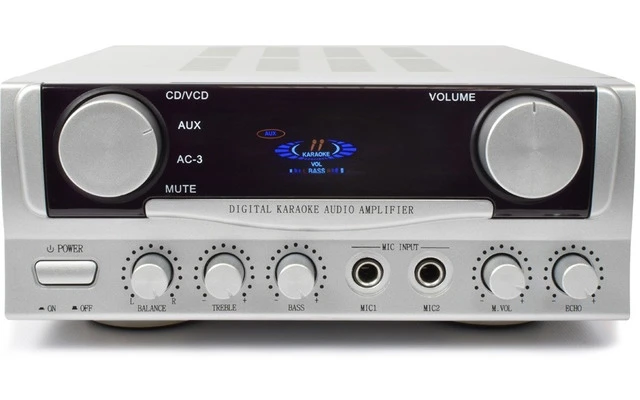SkyTronic Amplificador karaoke con display