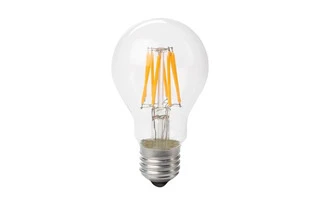 Bombilla LED con filamentos LED - 8W - E27 - color blanco cálido