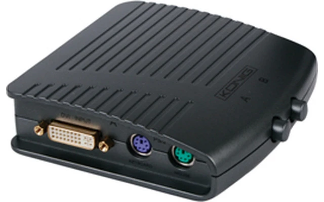 KVM 2x DVI + PS/2