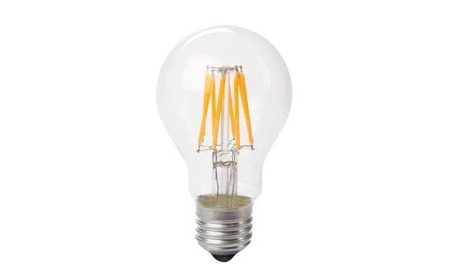 Bombilla LED con filamentos LED - 8W - E27 - color blanco cálido