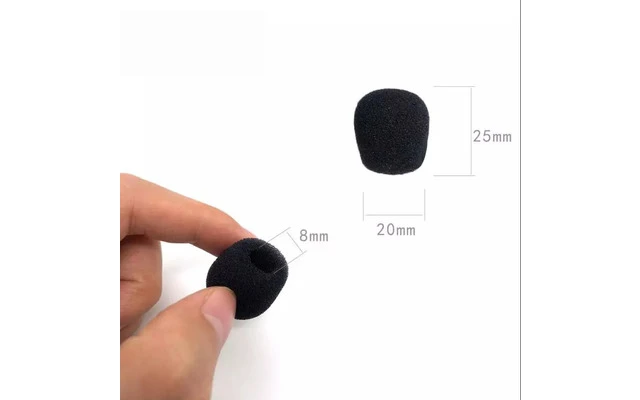 DJMGear YS-24 - Bola espuma para micrófono altura 24mm
