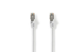 Cable de Red CAT8.1 S/FTP - RJ45 Macho a RJ45 Macho - 3,0 m - Blanco