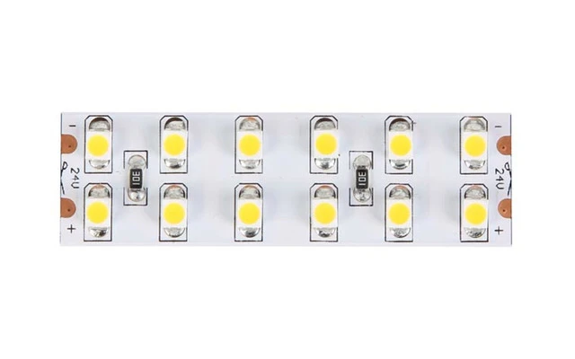 Cinta de LEDs flexible - color blanco cálido 2700K - 1200 LEDs - 5m - 24V