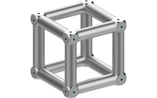 Trabes cubo de unión truss 29 cm con 8 nódulos