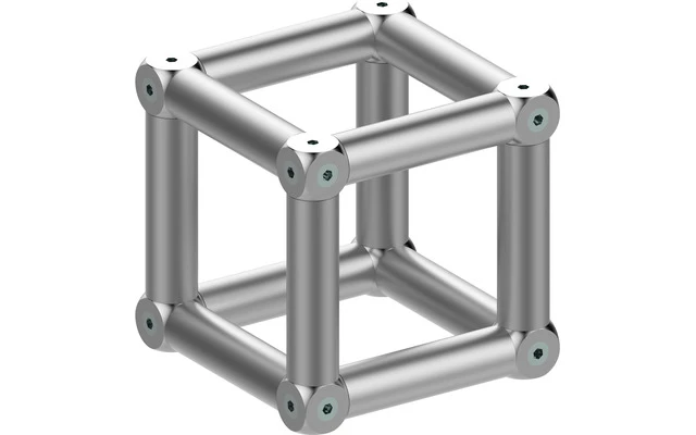 Trabes cubo de unión truss 29 cm con 8 nódulos