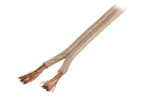Cable para altavoz 2x 1.50 mm² 100 m transparente
