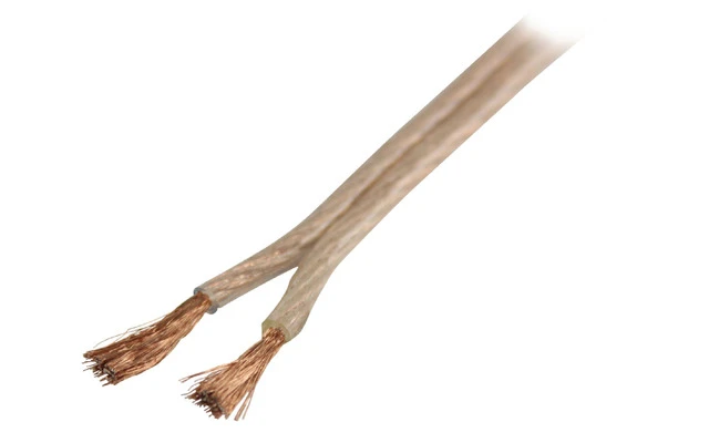 Cable para altavoz 2x 1.50 mm² 100 m transparente