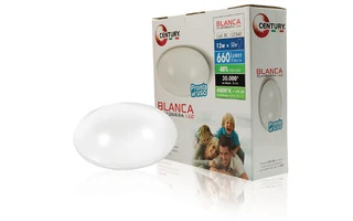 Luz Blanca redonda para techo, 12 W, 4000 K, IP20