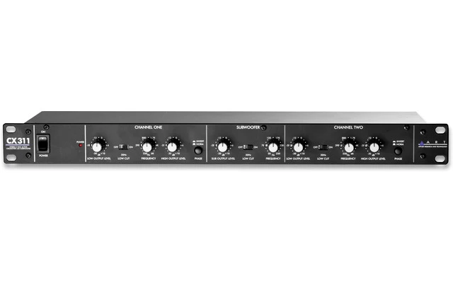 ART Audio CX311 2-Way Stereo Crossover con salida extra para Sub