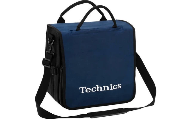 Technics bandolera 60 LPs - Navy/Blanco