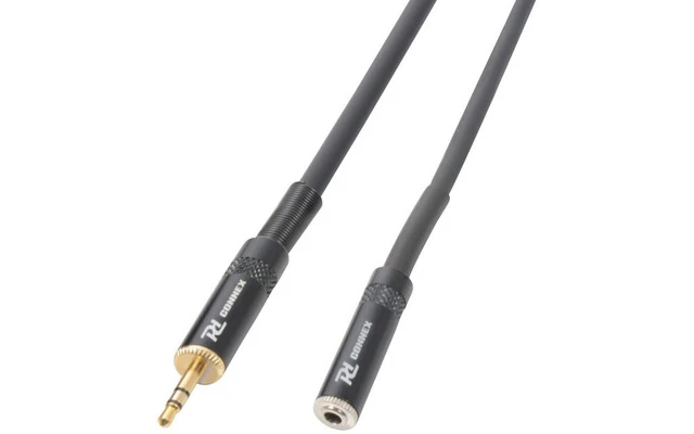 PD Connex Cable Jack 3.5mm Estereo - Jack 3.5mm Estereo Hembra 6 metros