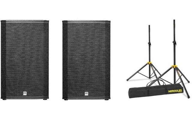 Pack Estéreo HK Audio Lunar 115 XA con Trípode