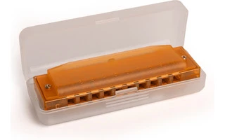 Hohner Translucent Harp Orange Hardcase