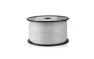 Cable Coaxial - Compatible con 4G/LTE - 10,0 m - Minicarrete - Blanco