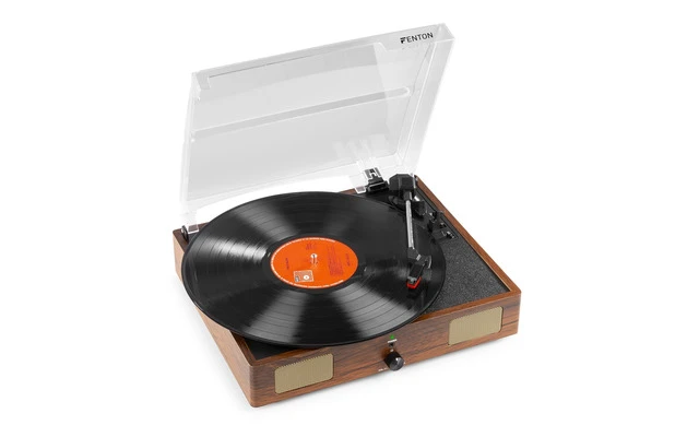 Fenton RP106W Record Player Wood