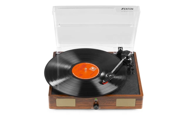 Fenton RP106W Record Player Wood