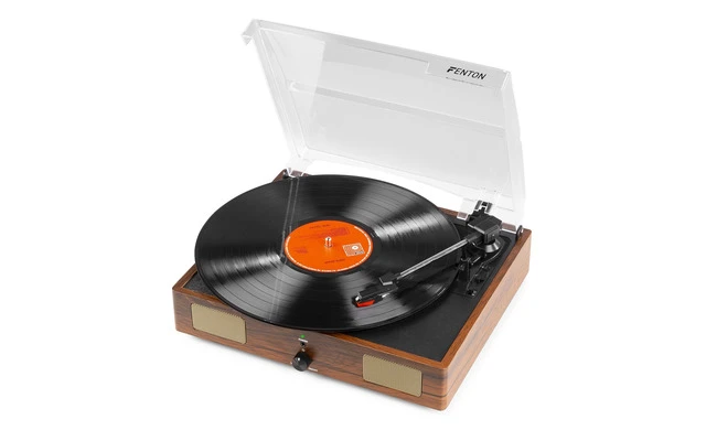 Fenton RP106W Record Player Wood