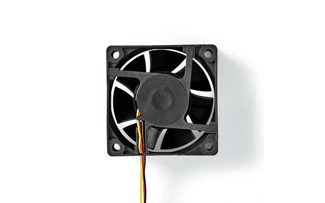 Ventilador para Ordenador - CC - 60 mm - 3 Pines - Silencioso - Nedis DCFAN6025BK