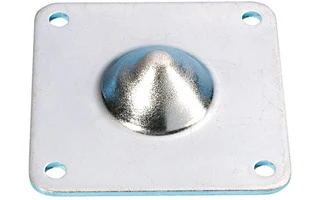 Adam Hall Hardware 4937 - Pie deslizante grande acero macho