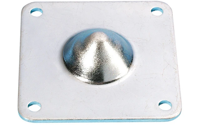 Adam Hall Hardware 4937 - Pie deslizante grande acero macho