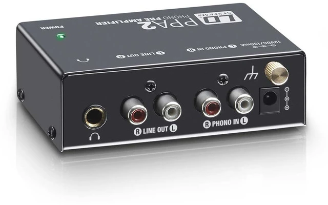 LD Systems PPA 2 - Preamplificador y ecualizador RIAA para tocadiscos