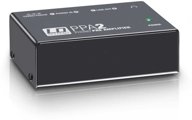 LD Systems PPA 2 - Preamplificador y ecualizador RIAA para tocadiscos