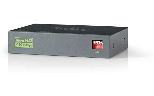 Divisor HDMI - 4 puertos - 1 entrada HDMI - 4 salidas HDMI - 4K2K a 60fps/HDCP 2.2 - Nedis VS