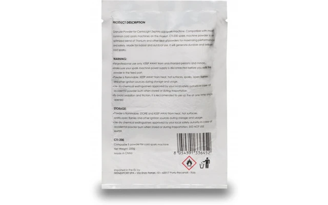 CentoLight CTI-200 - Recambio para máquinas de chispas 