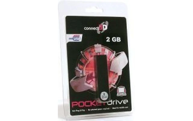Connect3D Pendrive 2 GB - Incluye cable USB
