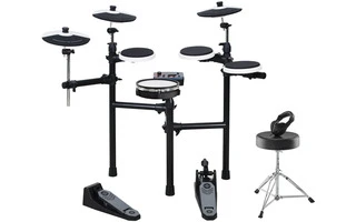 HitMan HD-3M + Alesis DrumEssentials ( Conjunto de sillín de batería y auriculares cerrados )