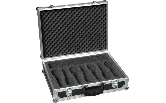 Algam Cases 7 Mics - FlightCase para 7 micrófonos