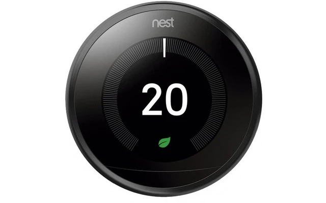 Google Nest Learning Thermostat 3º Generación Termostato Inteligente Negro