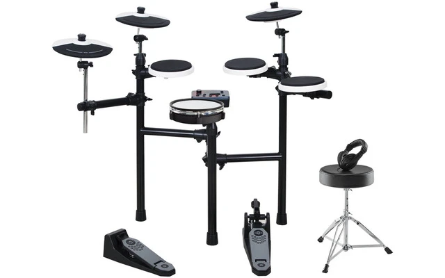HitMan HD-3M + Alesis DrumEssentials ( Conjunto de sillín de batería y auriculares cerrados )