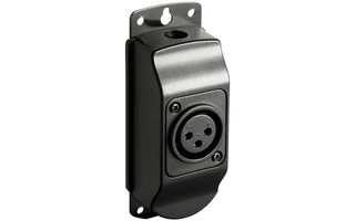 Adam Hall SLED 1 B XLR 3 - Base de montaje para lámpara flexo con XLR de 3 pines