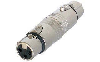 Neutrik NA 3 FF - Adaptador XLR Hembra de 3 polos - XLR Hembra de 3 Polos