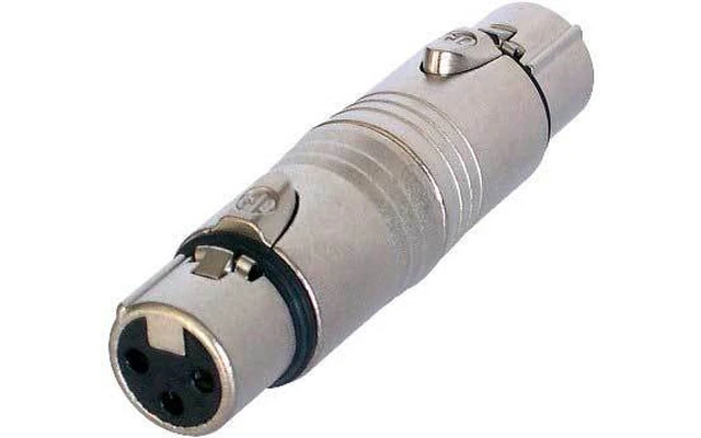 Neutrik NA 3 FF - Adaptador XLR Hembra de 3 polos - XLR Hembra de 3 Polos