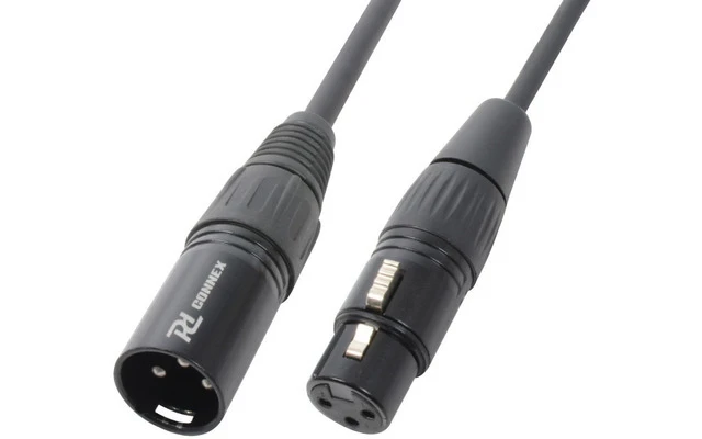 PD Connex Macho XLR- Hembra XLR, negro, 6m