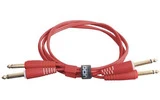 UDG Ultimate Audio Cable Set 1/4" Jack - 1/4" Jack Recto Rojo 1.5 m