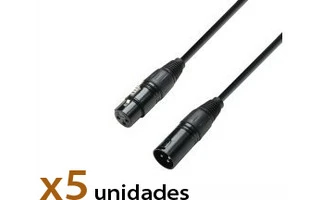 Pack: Cable DMX 0.5m (x5)