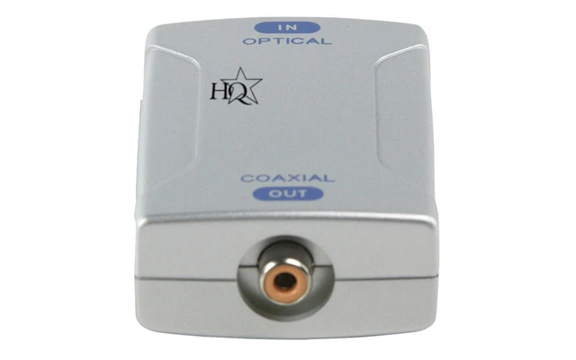 Conversor audio Toslink a RCA