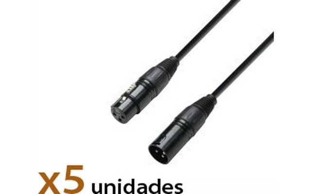 Pack: Cable DMX 0.5m (x5)