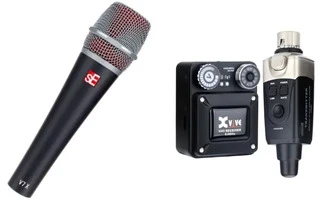 Foto de XVive U45 Negro + SE Electronic V7 X