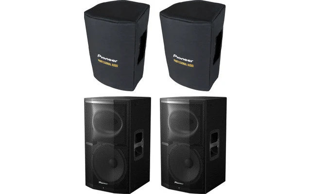 2x Pioneer DJ XPRS-12 con fundas originales