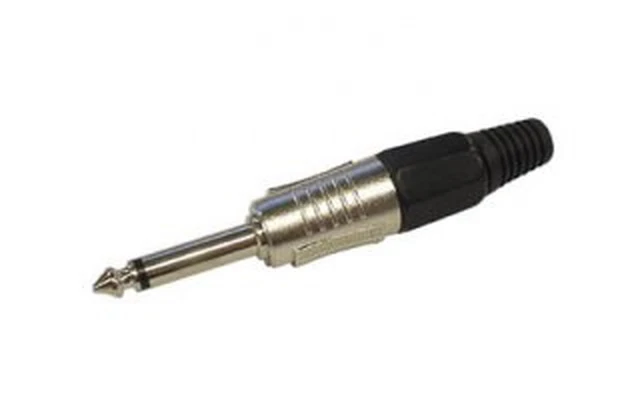 Jack Mano profesional 6.35mm - Mono - Negro