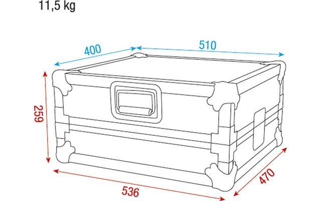 ShowGear Mixer Case 19