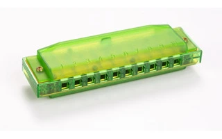 Hohner Translucent Harp Green