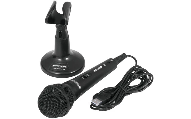 Omnitronic M-22 Micrófono dinámico USB